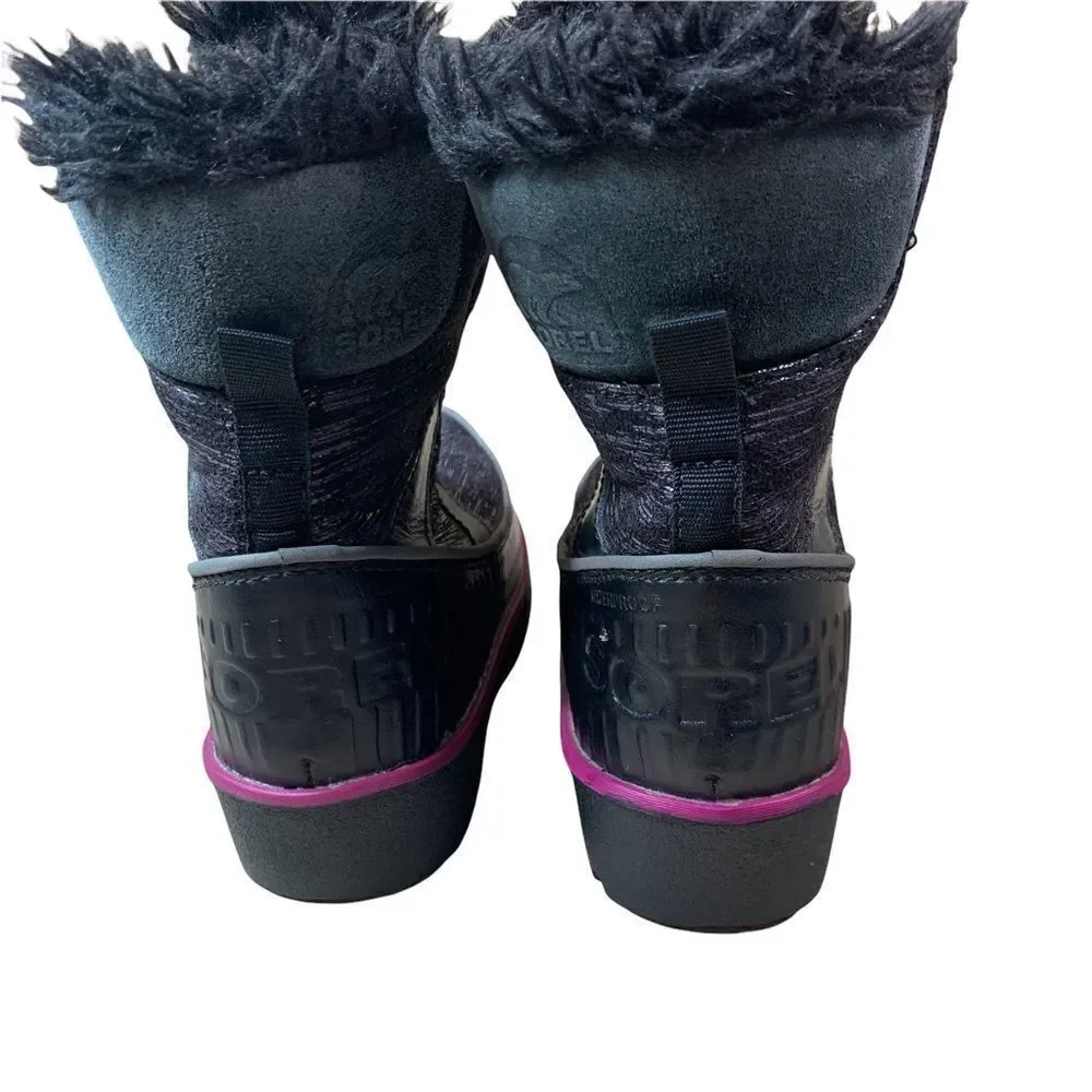 Sorel toddler girl black boots‎